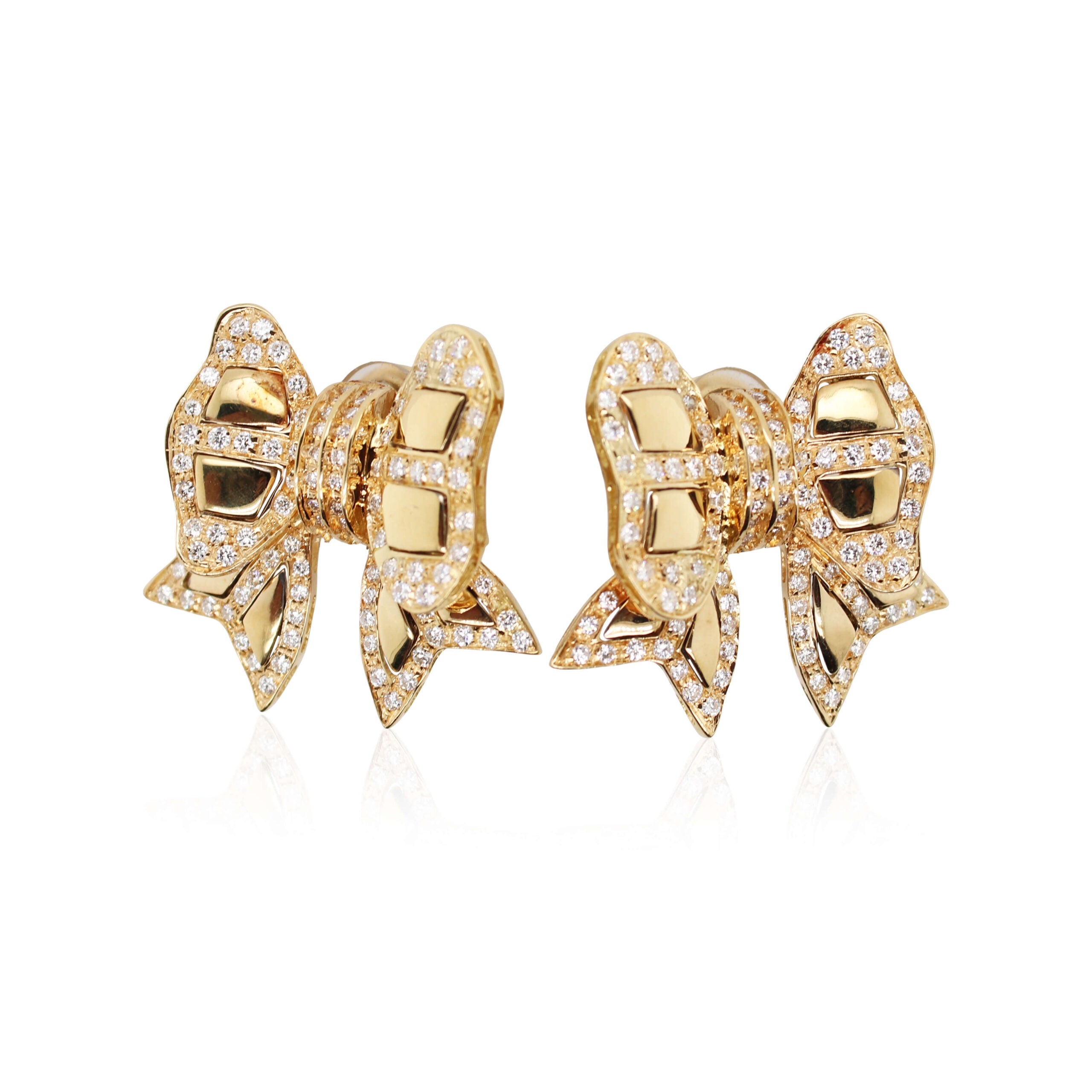 Alberto Repossi Diamond Bow Earrings