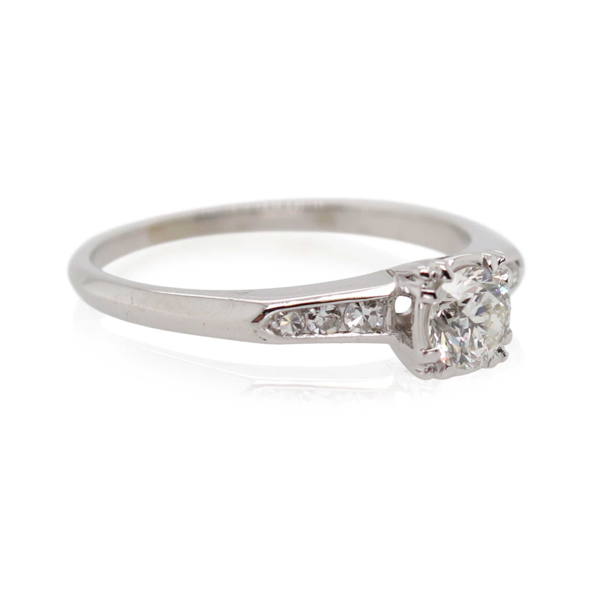 0.35ct Round Diamond Engagement Ring