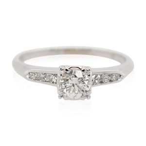0.35ct Round Diamond Engagement Ring