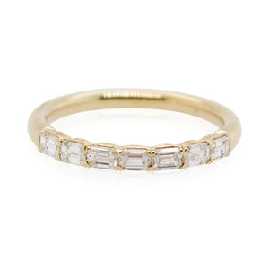 Emerald Cut 7 Stone Diamond Ring