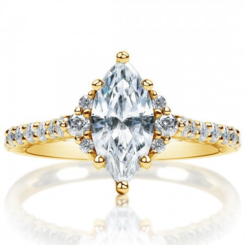 Marquise Diamond Engagement Ring Mounting