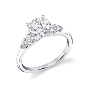5 Stone Diamond Engagement Mounting