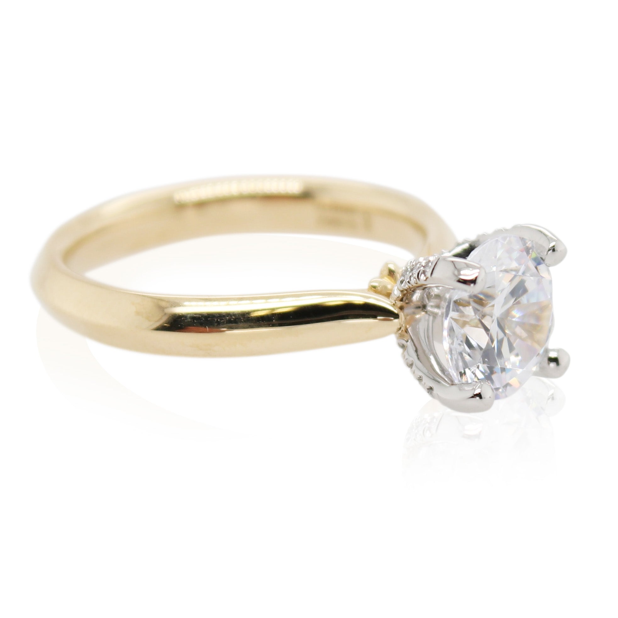 Precision Set Yellow Gold and Platinum New Aire Mounting