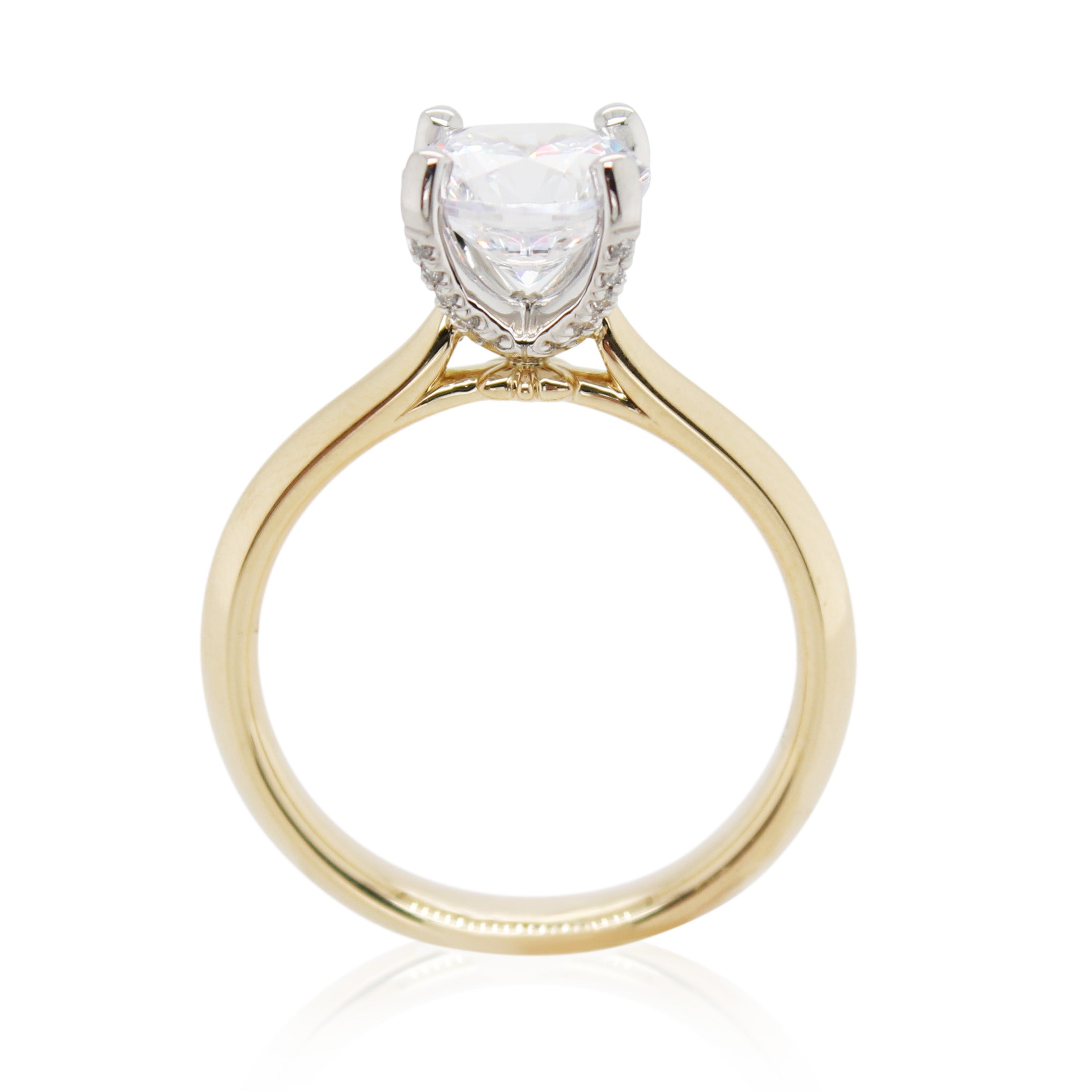 Precision Set Yellow Gold and Platinum New Aire Mounting