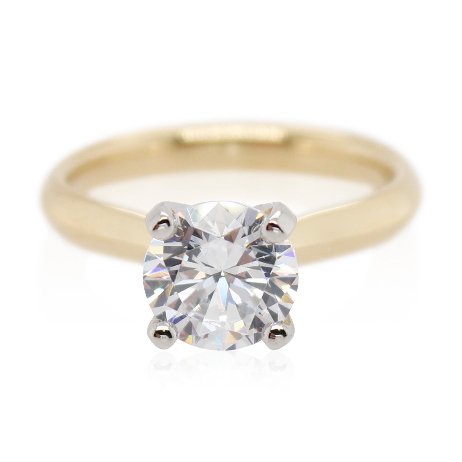 Precision Set Yellow Gold and Platinum New Aire Mounting