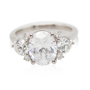 Diamond Accented Engagement Ring Mounting