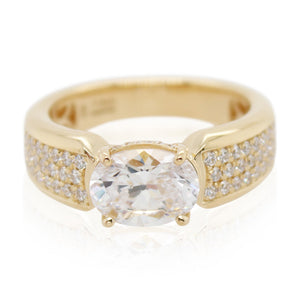 Precision Set Tri Row Diamond Mounting