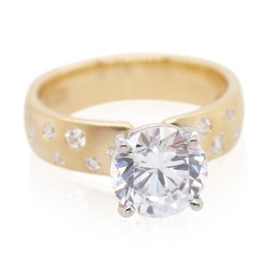 Precision Set Diamond Stardust Mounting