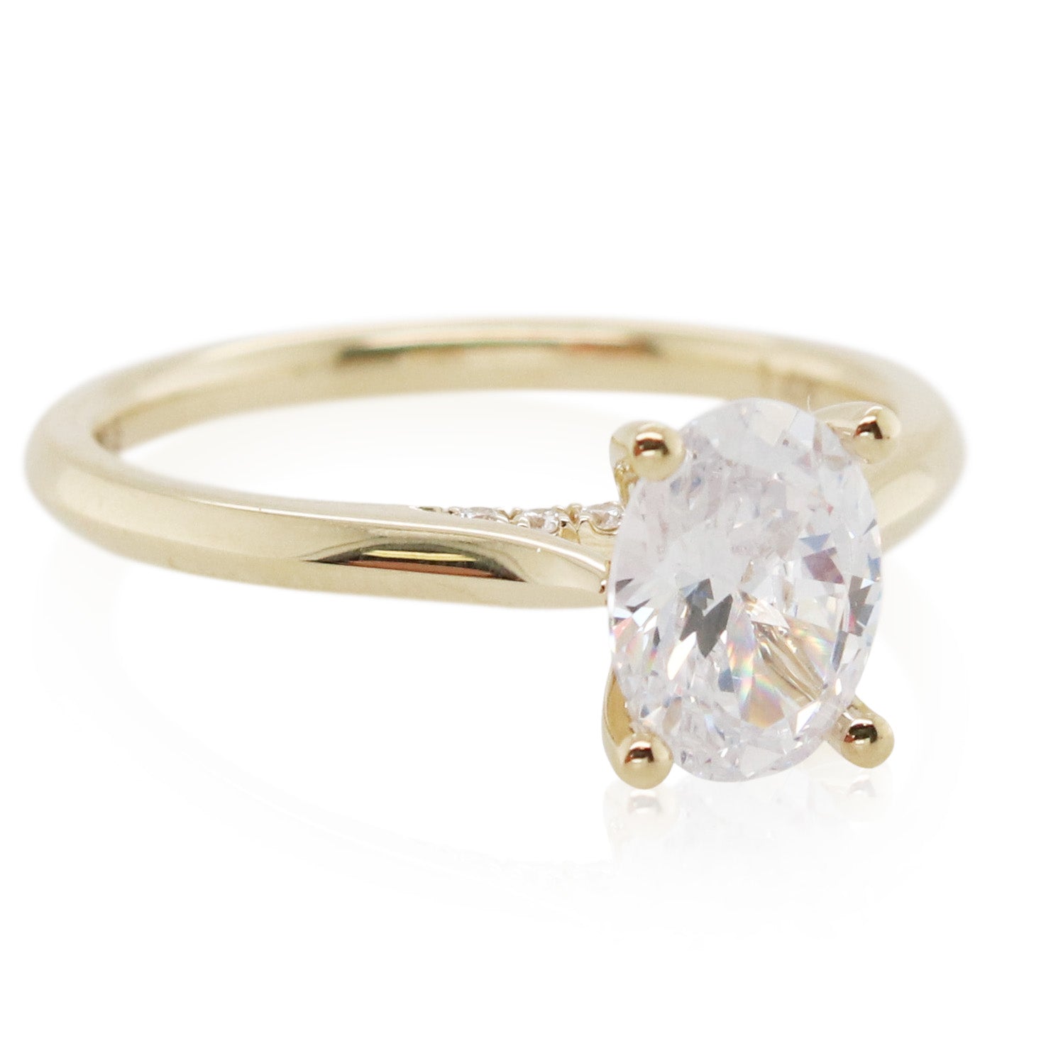 Sylvie 1.50ct Diamond Accented Engagement Ring Mounting