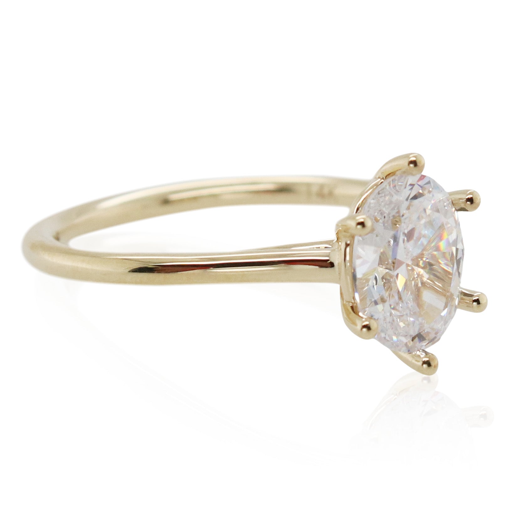 Sylvie Cathedral 2ct Diamond Engagement Ring Mounting