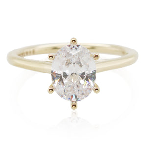 Sylvie Cathedral 2ct Diamond Engagement Ring Mounting