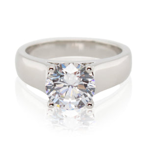Precision Set Flush Fit Solitaire Engagement Ring Mounting