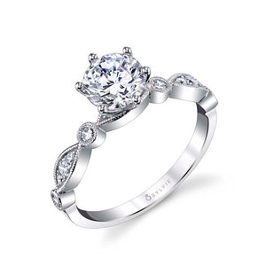 Charmant Round Classic Engagement Ring