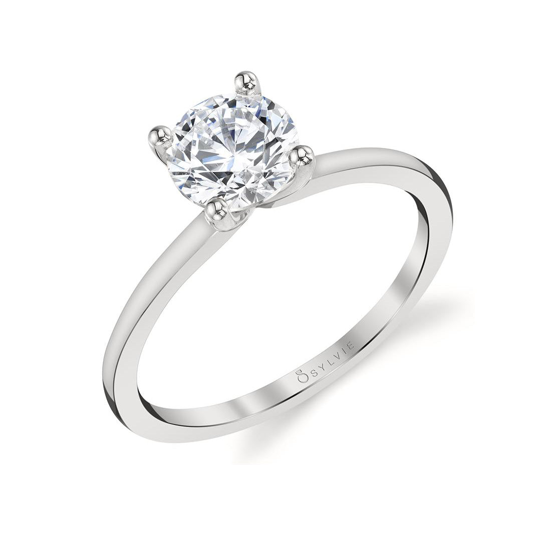 Solitaire Diamond Engagement Ring