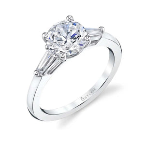Diamond Three Stone Engagement Ring