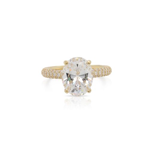 Oval Diamond Engagement Ring