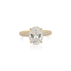 Oval Diamond Engagement Ring