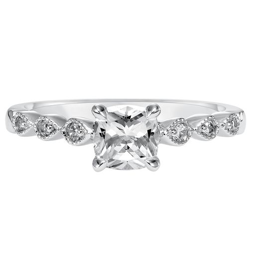 Diamond Gallery and Sides Engagment Ring