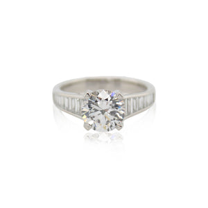 Crisscut New York Diamond Engagement Ring Mounting