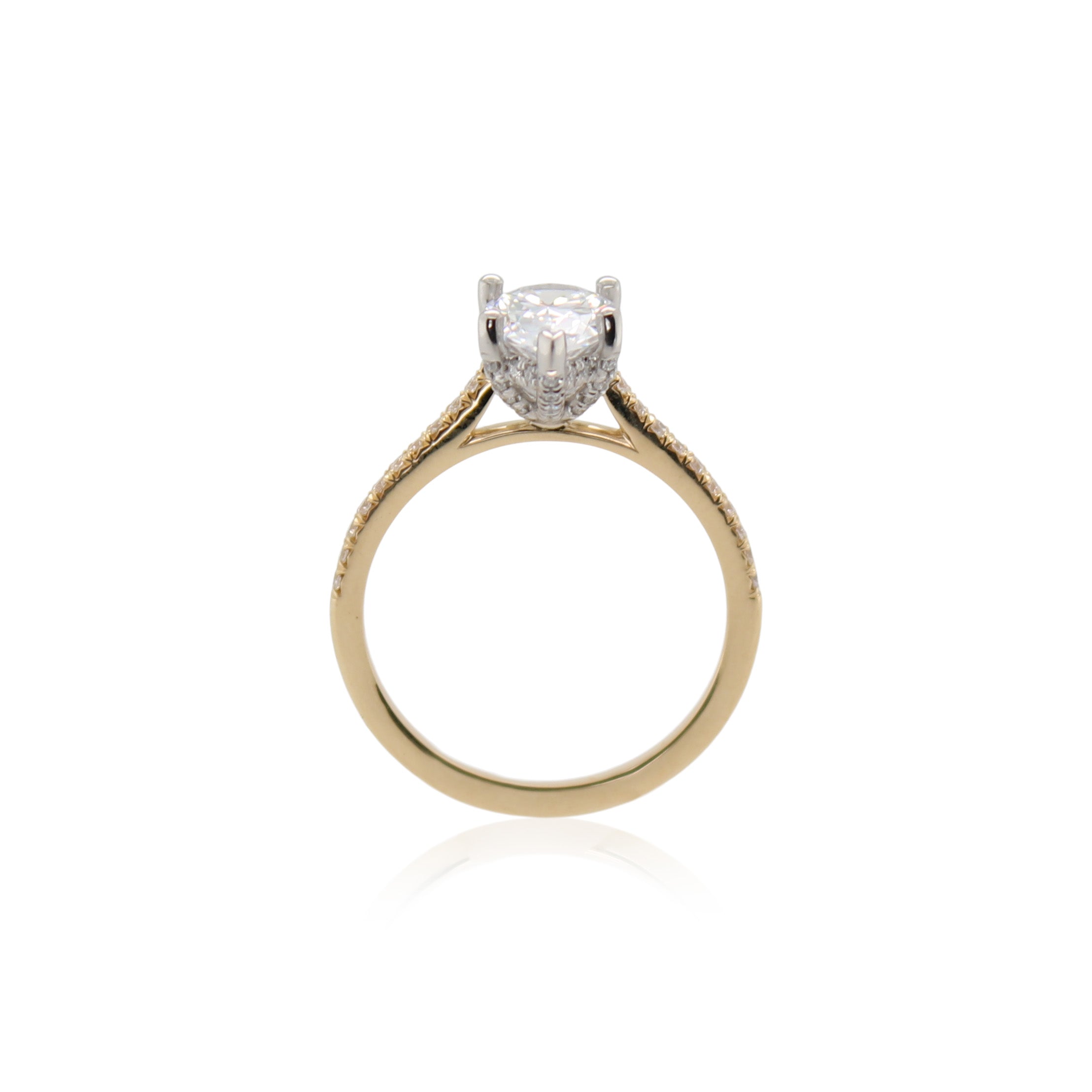 Pear Shaped Diamond Engagement RIng