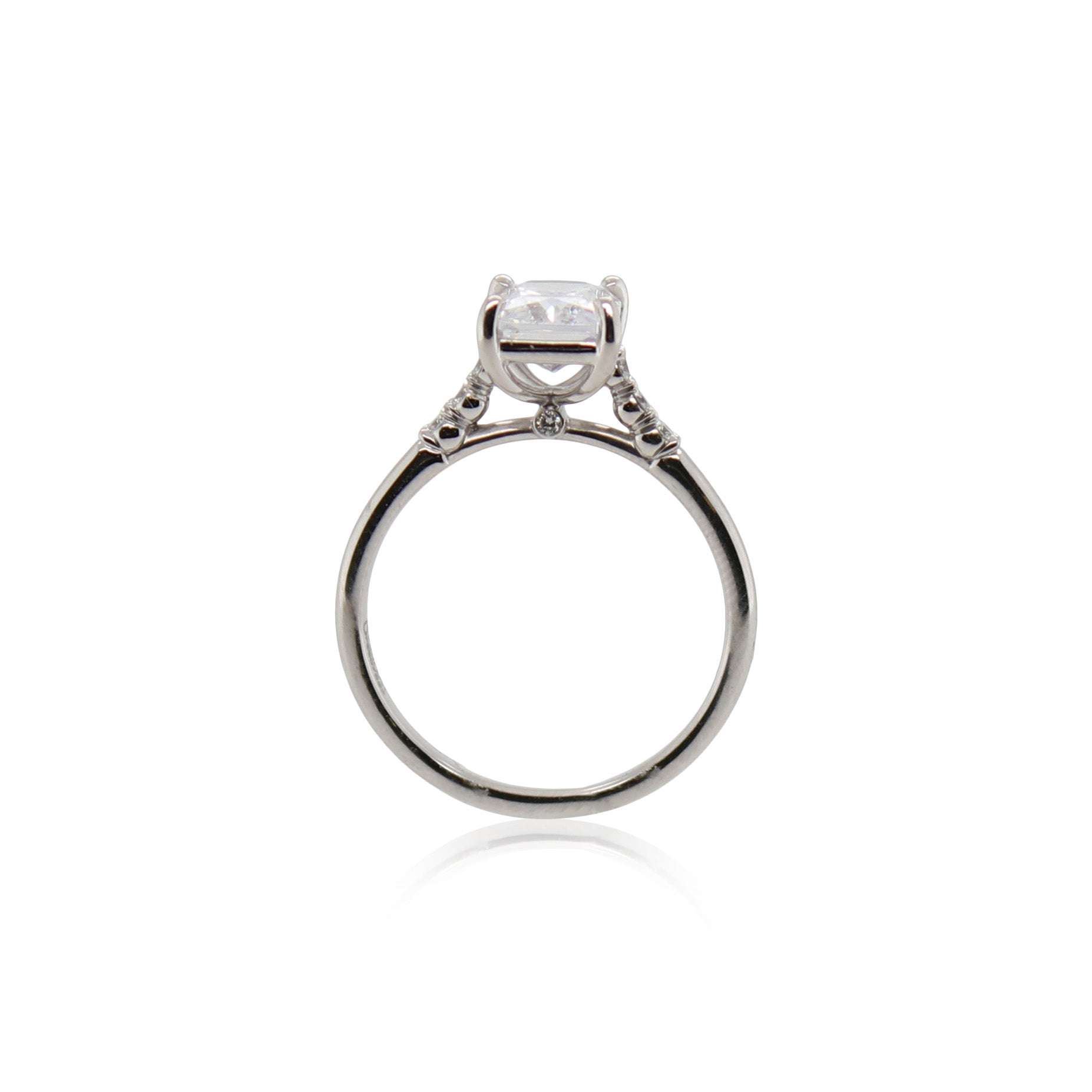 New Aire Silk Prong Diamond Engagement Ring