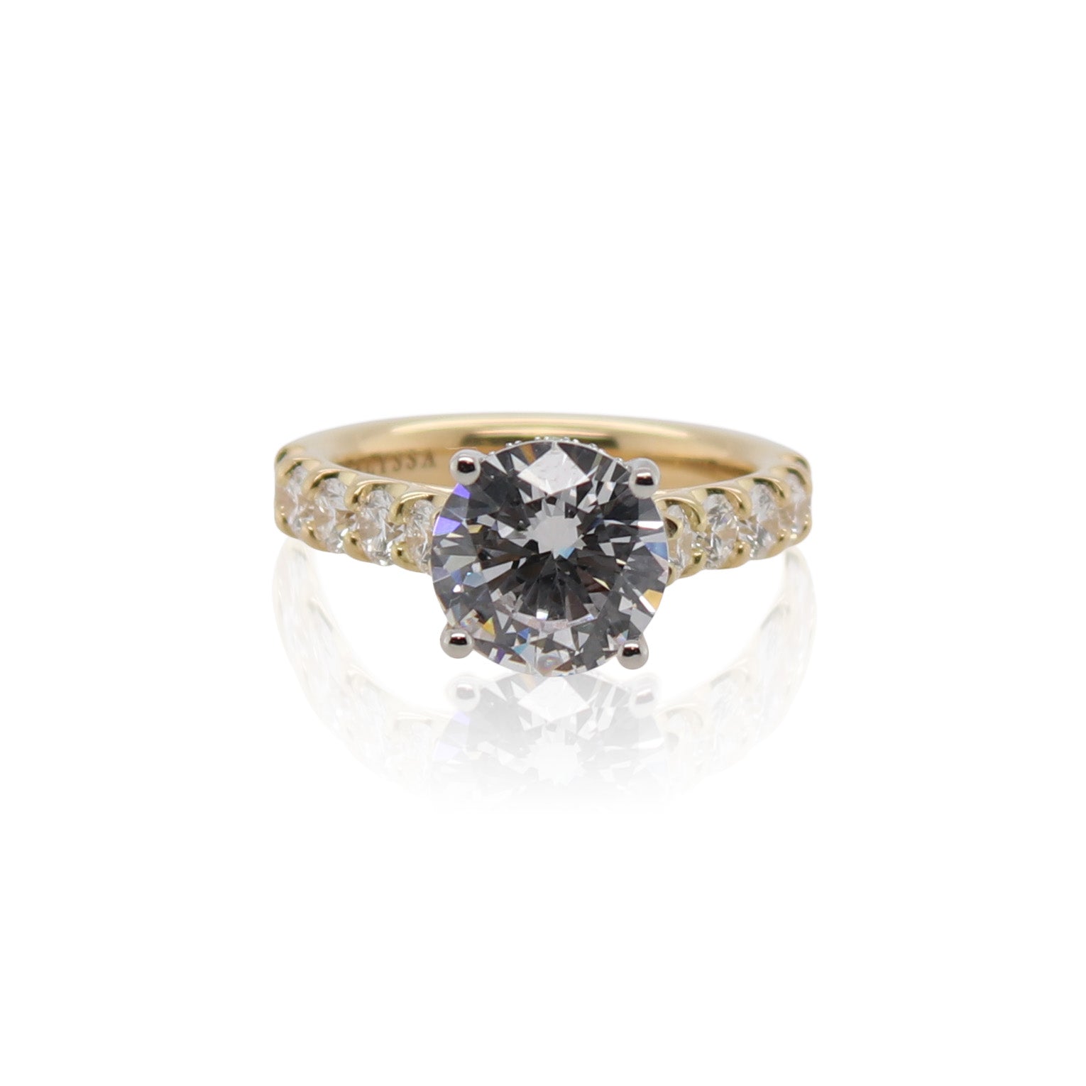 3.00ct Round Engagement Ring Mounting