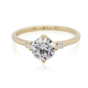 Diamond Accented Engagement Ring