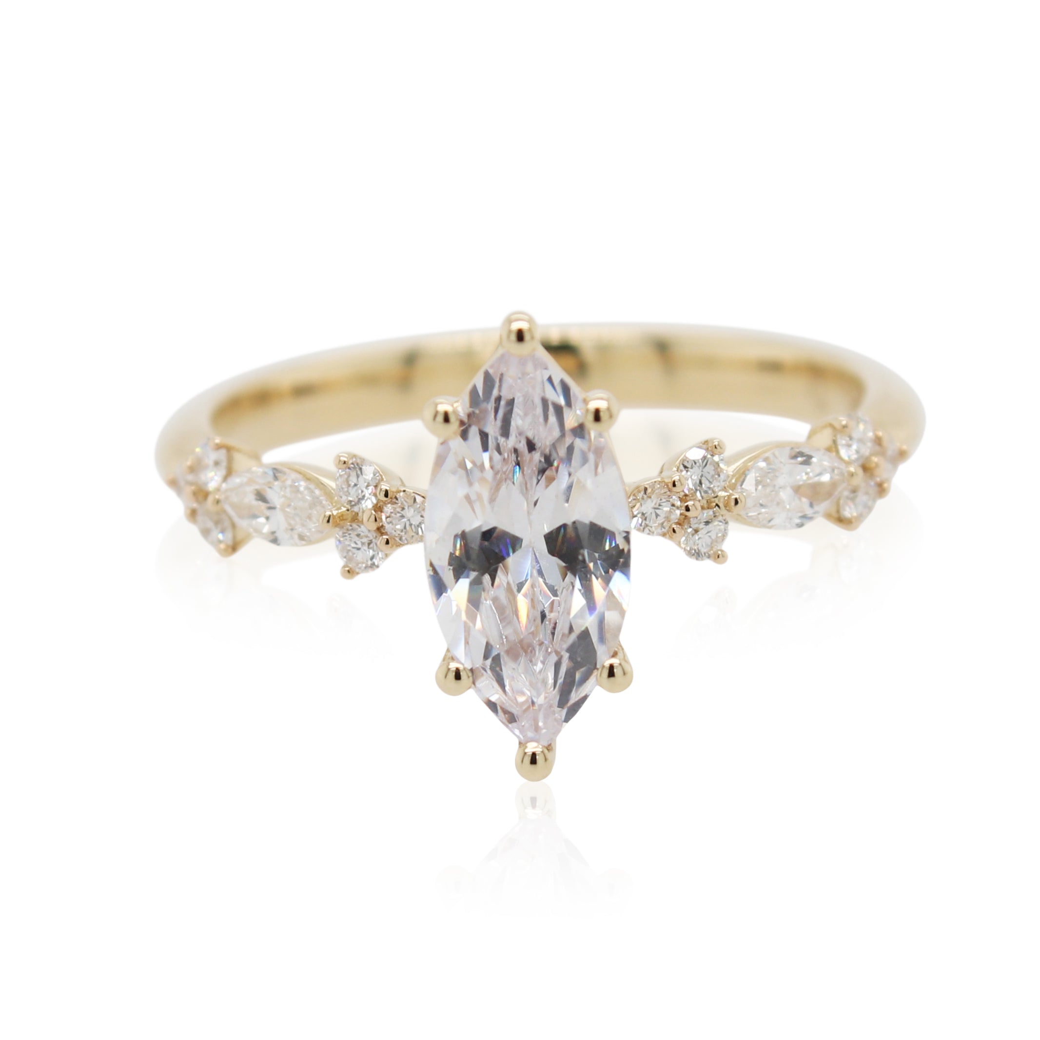 Marquise Diamond Engagement Ring