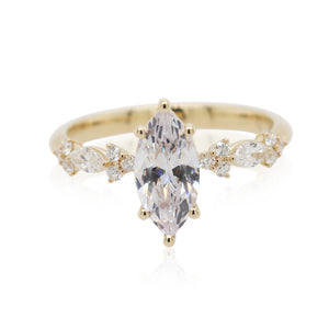 Marquise Diamond Engagement Ring