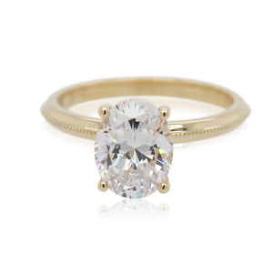 Knife Edge Engagement Ring