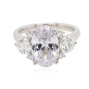 Diamond Accented Engagement Ring