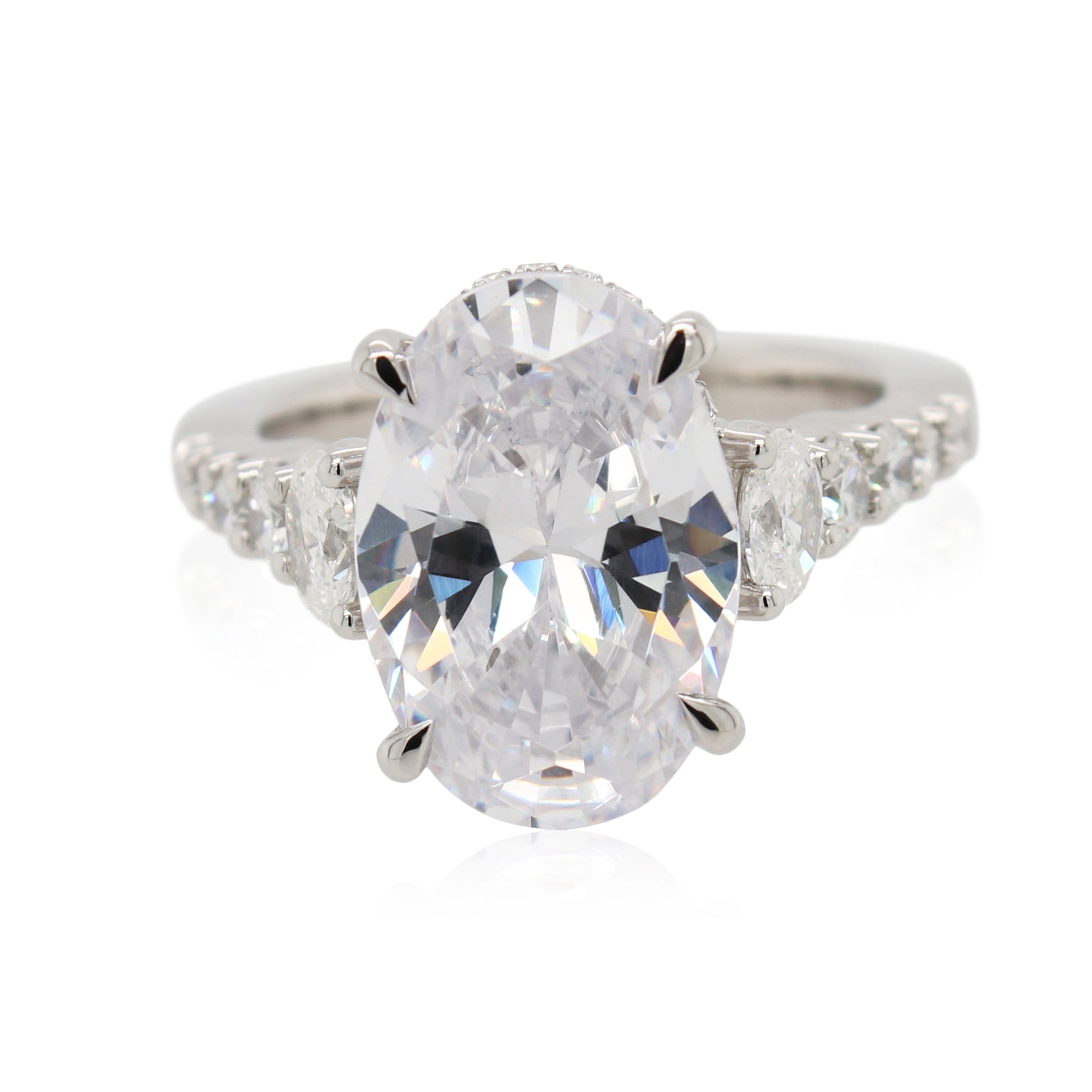 Diamond Accented Engagement Ring