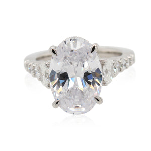 Diamond Accented Engagement Ring