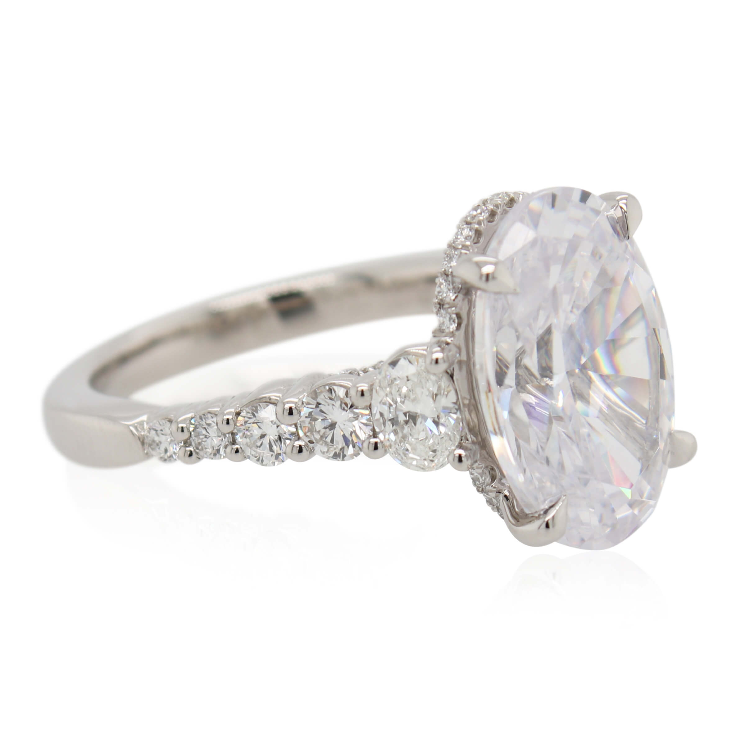 Diamond Accented Engagement Ring