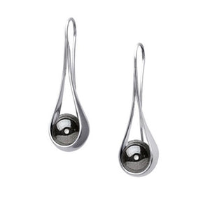 Sterling Silver Captivating Hematite Earrings