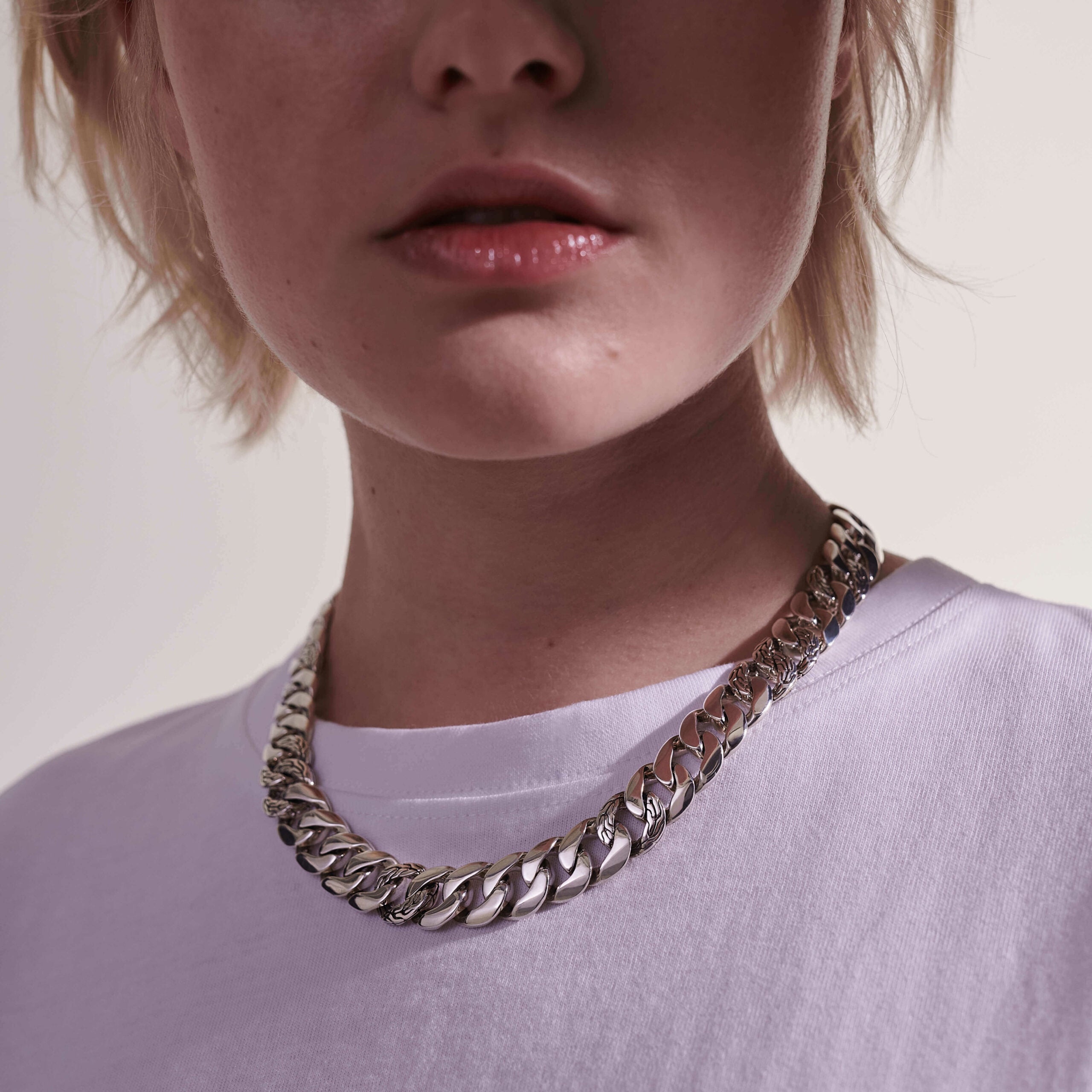 Classic Chain 14mm Curb Chain Necklace