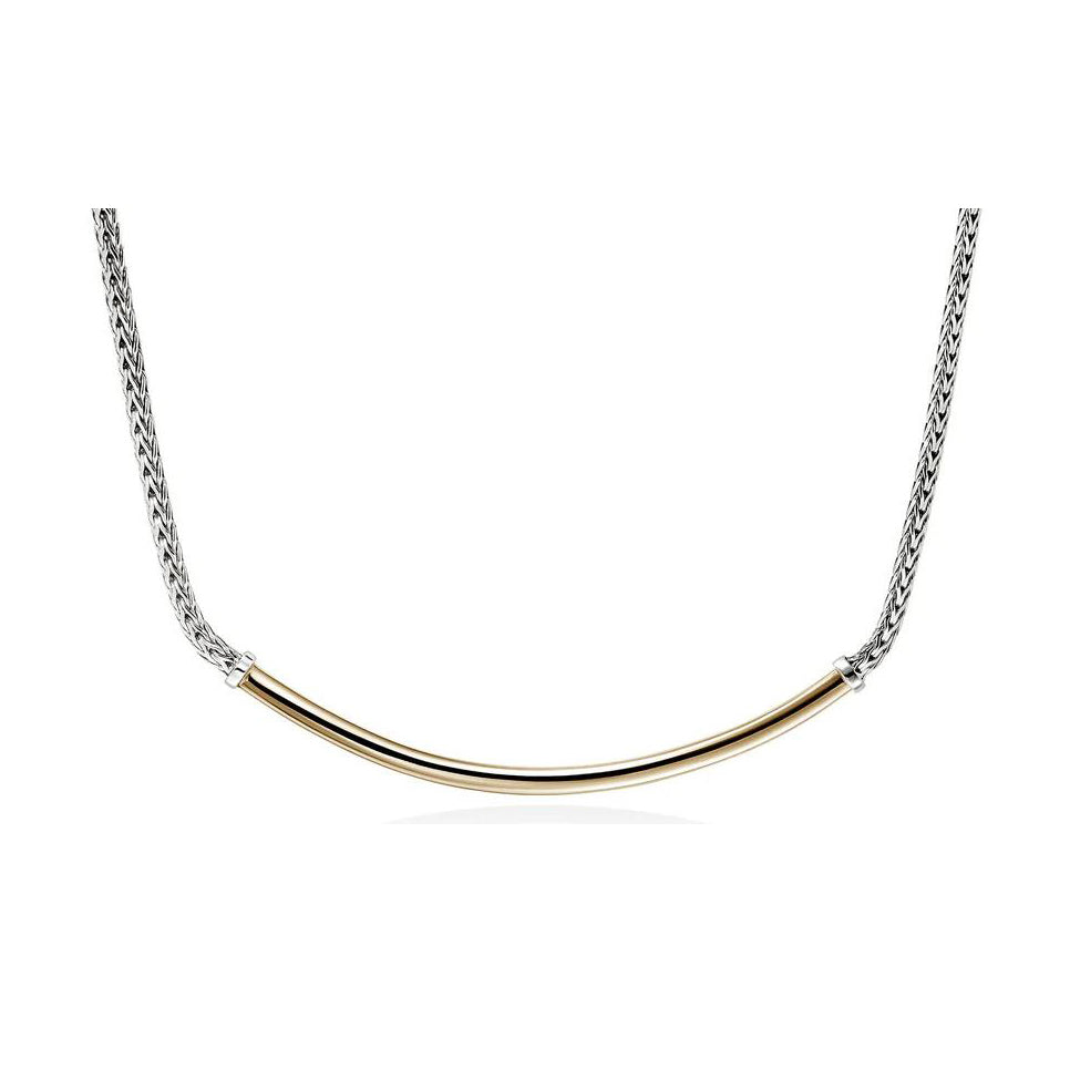 John Hardy Curved Bar Necklace