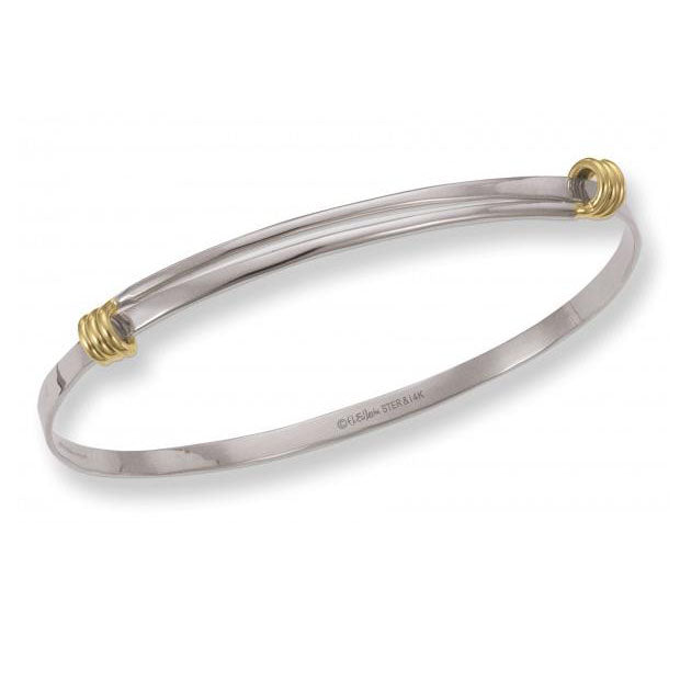 Sterling Silver and Yellow Gold Petite Signature Bracelet