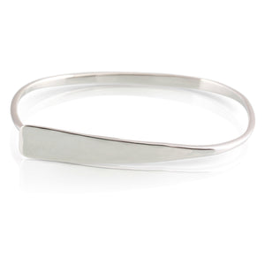 Sterling Silver Squircle Flip Bracelet
