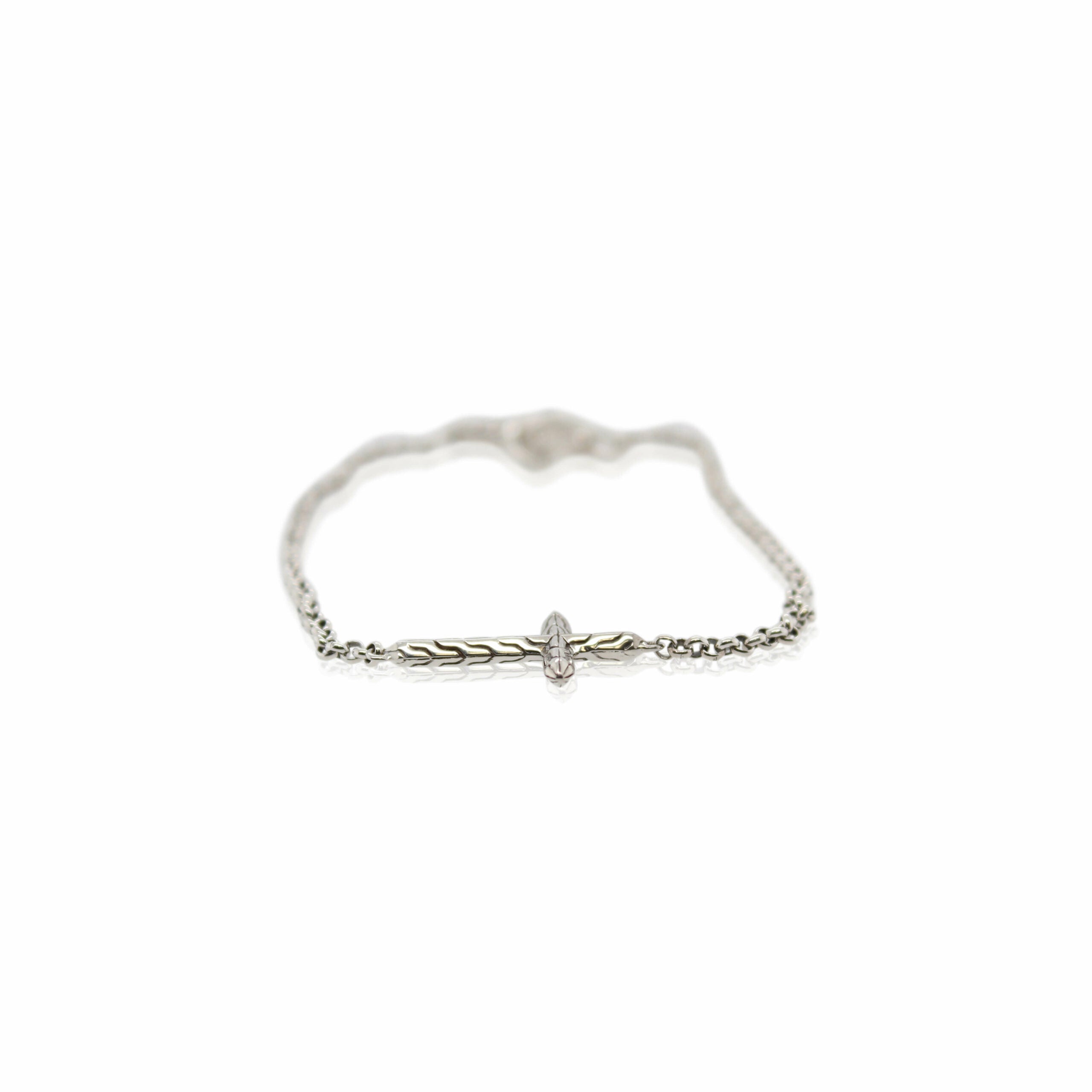 Classic Chain 2mm Mini Cross Bracelet