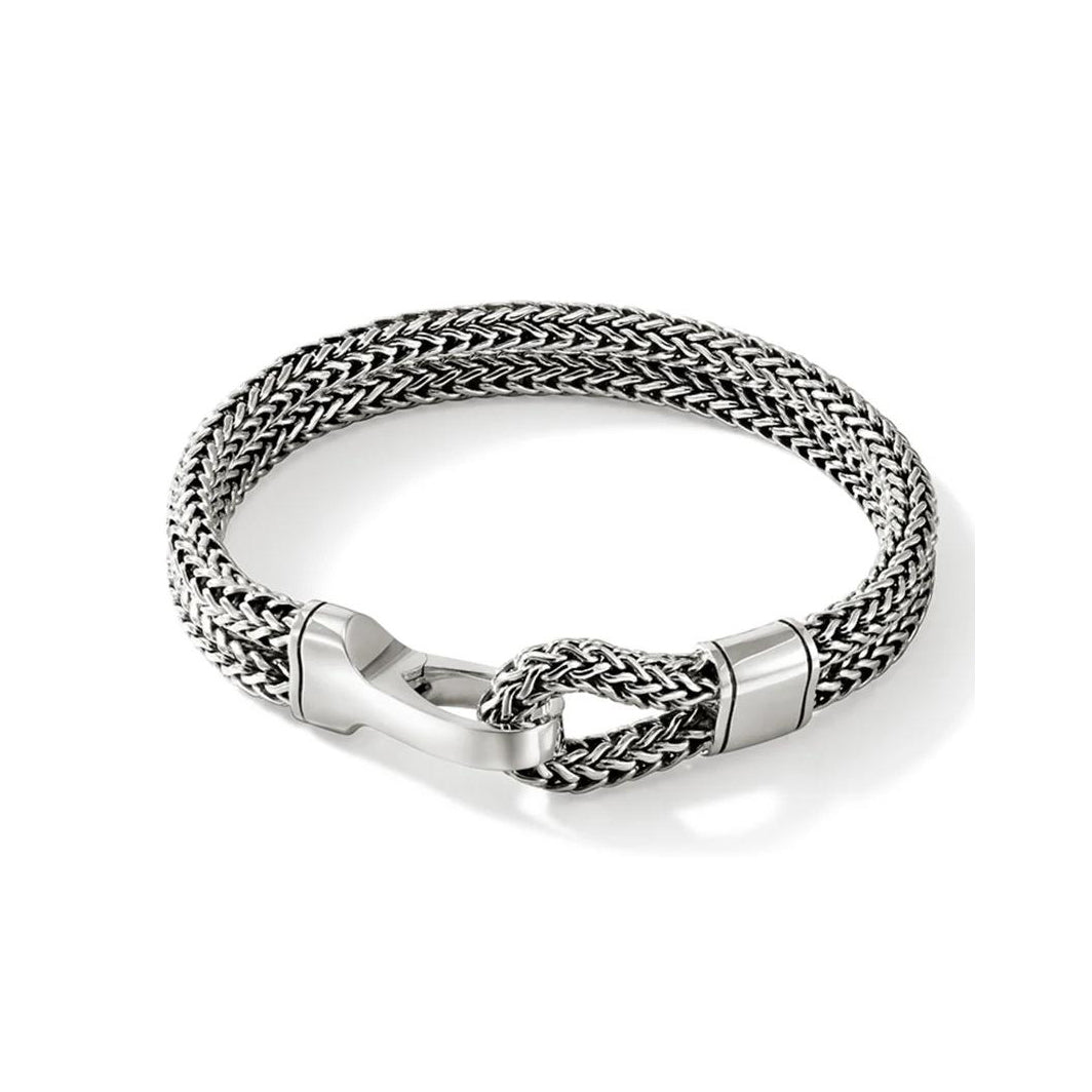 John Hardy Double Row Sterling Silver Bracelet
