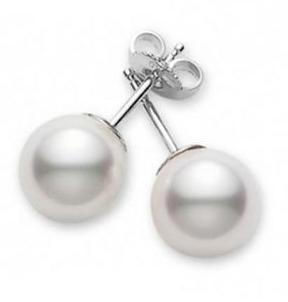 Mikimoto 7-7.5mm Pearl Stud Earrings