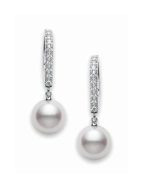 Mikimoto Classic Elegance Akoya Cultured Pearl Earrings