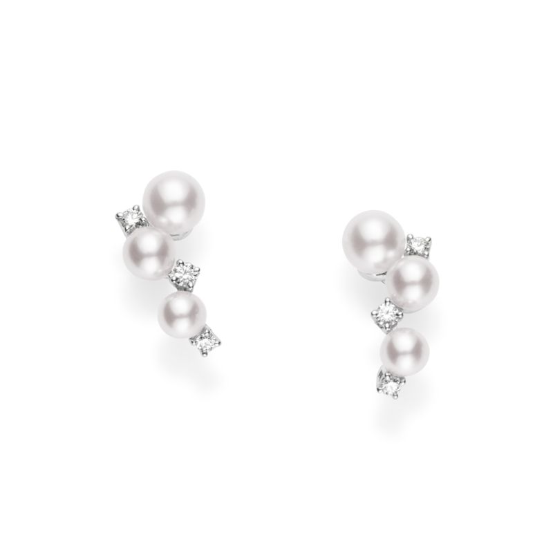 Mikimoto Bubbles Akoya Pearl Earrings