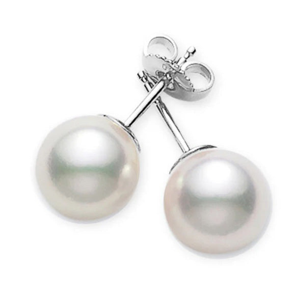 Mikimoto 7.5mm Pearl Stud Earrings