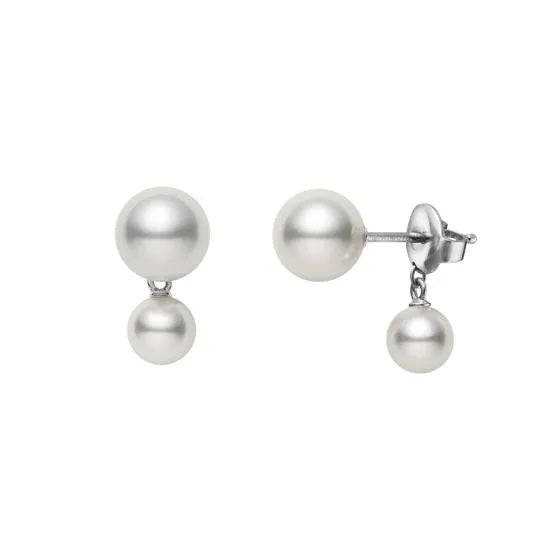 Mikimoto Akoya Pearl Dangle Earrings