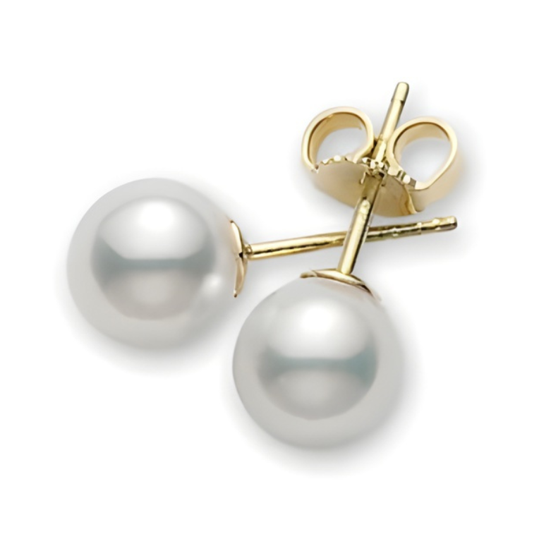 Mikimoto Pearl Stud Earrings