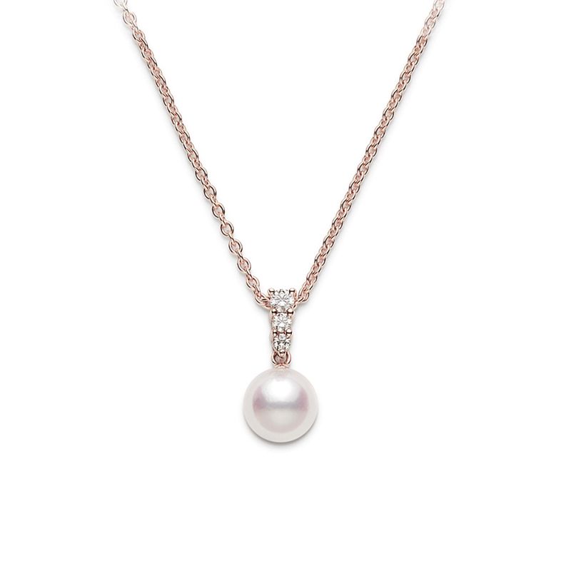 Morning Dew Akoya Cultured Pearl Pendant
