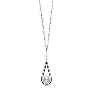 Mikimoto Pearl Teardrop Necklace