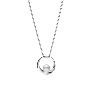 Mikimoto 6.5mm Pearl Teardrop Cradle Necklace